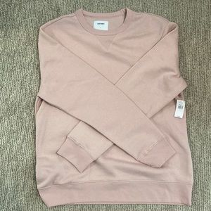 NWT Pale Pink Crewneck Sweatshirt